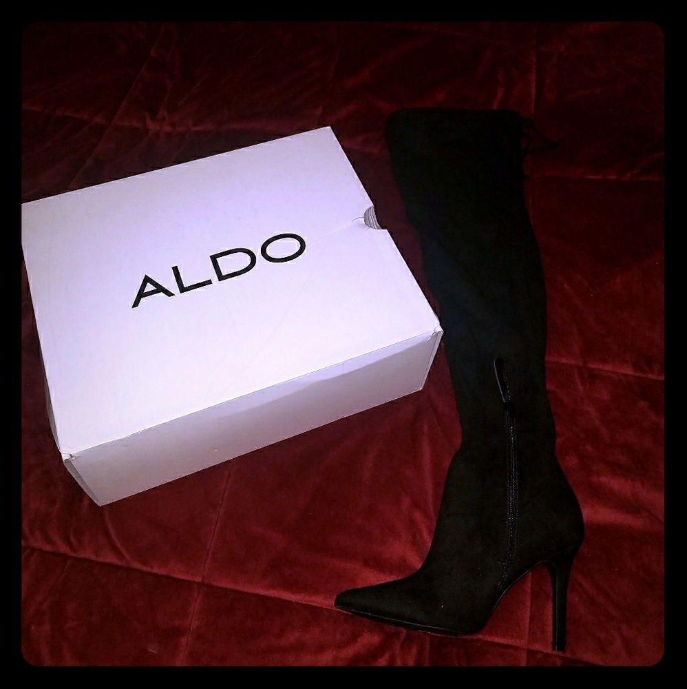Aldo Over the Knee boots. Asteille style